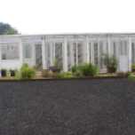 This is the front of orchard cottage cattery near Darlington, showing the view that your cat will have.